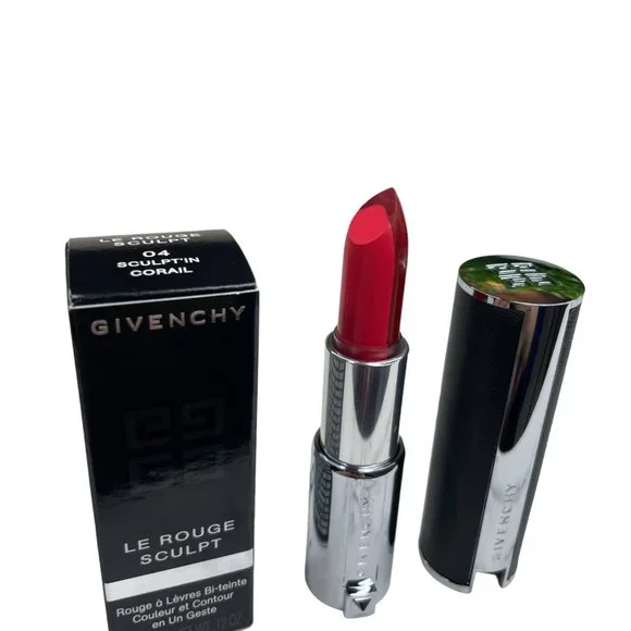 Givenchy Le Rouge Sculpt Two Tone Lipstick in 04 Sculpt'in Corail - Picture 2 of 5